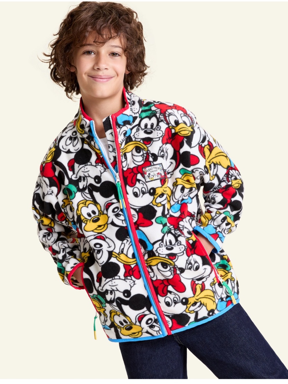 Disney | Macy's Kids Mickey Mouse & Friends Full-Zip Fleece Jacket